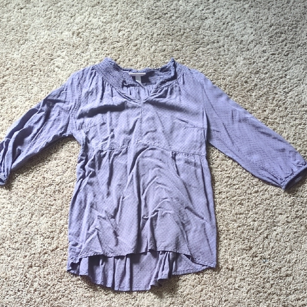 Ingrid & Isabel Purple Blouse with Elegant Design